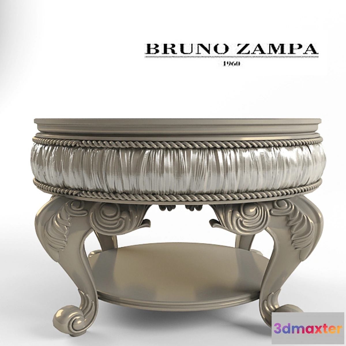 1282224 - Table round Bruno Zampa - No.2 3D Max