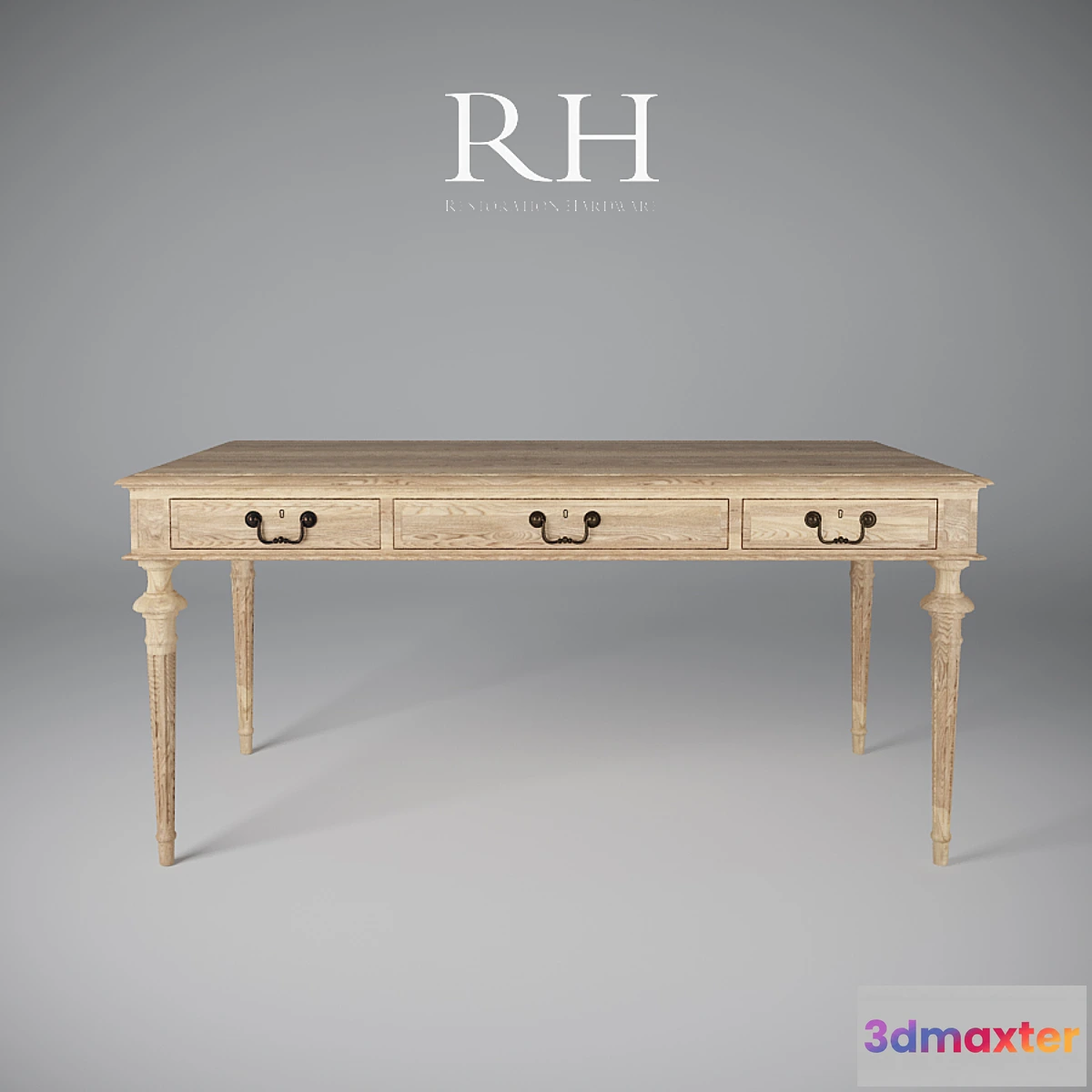 1282550 - RH Desk - No.2 3D Max