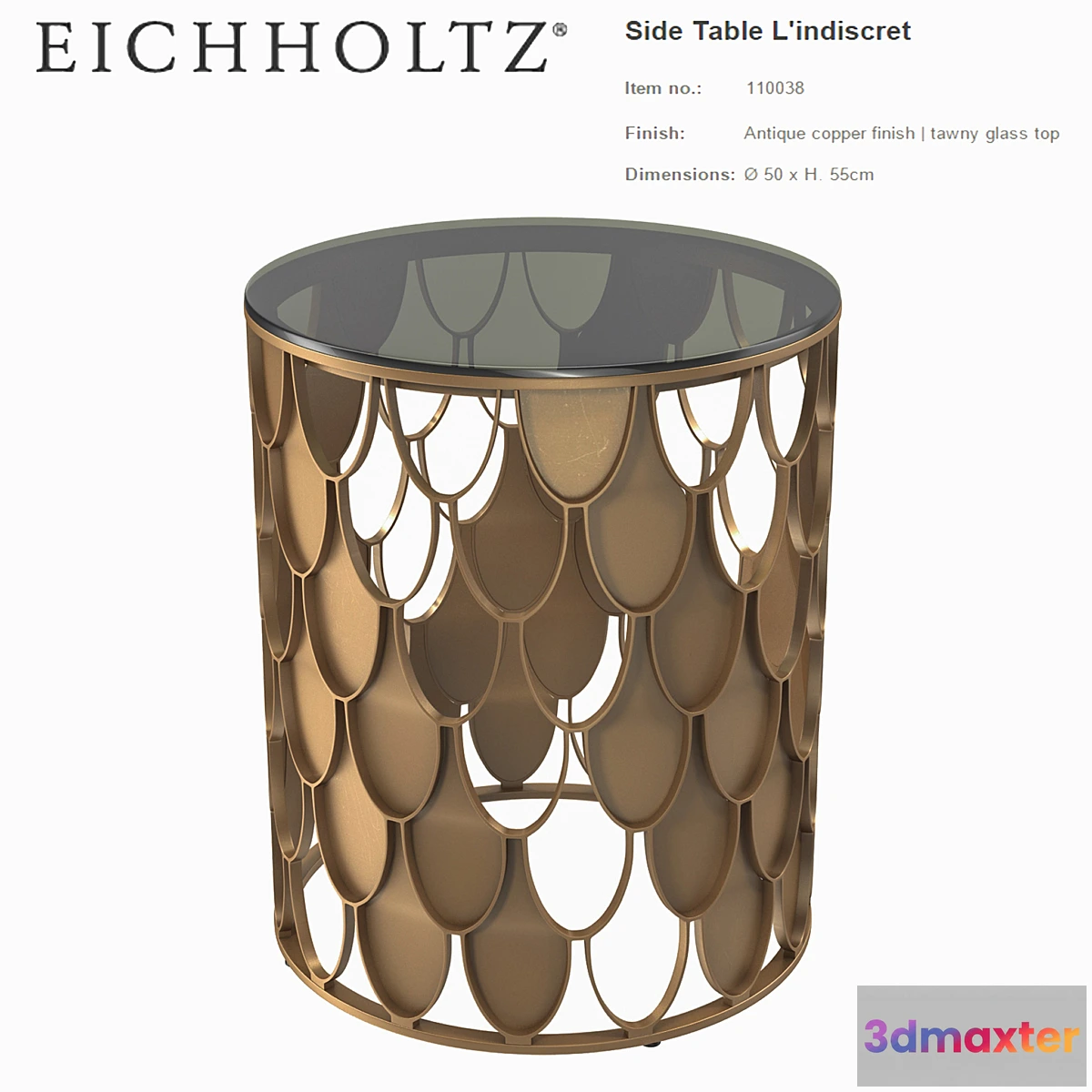1284612 - Eichholtz side table L’indiscret 3D Max