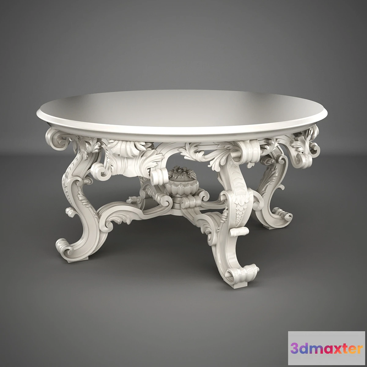 1285750 - Large round palazzo capponi centre table 3D Max