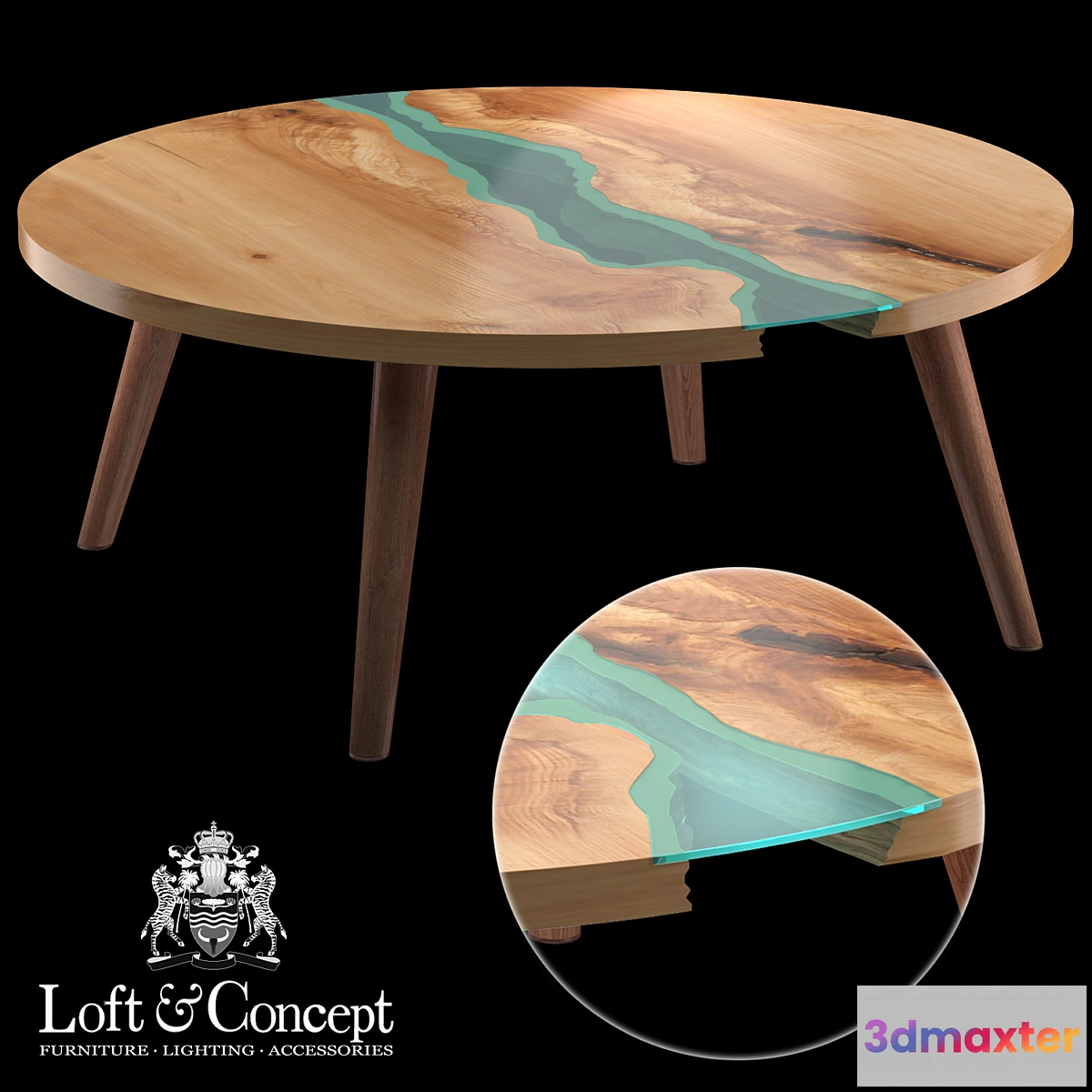 1285816 - Round Table River Collection 3D Max