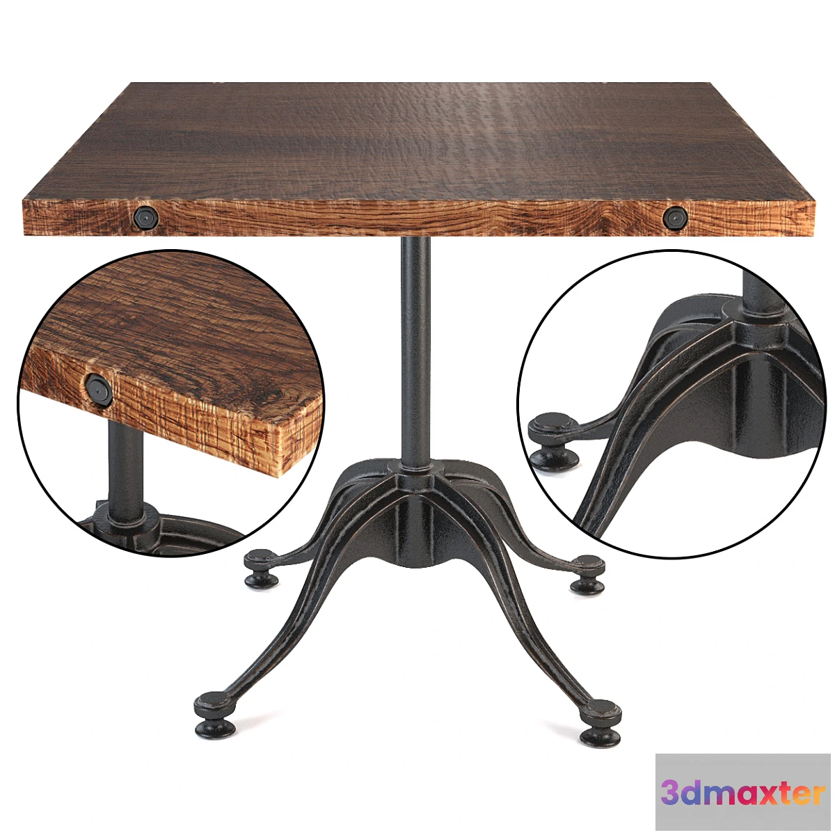 1285888 - V42 Bistro Table Large 3D Max