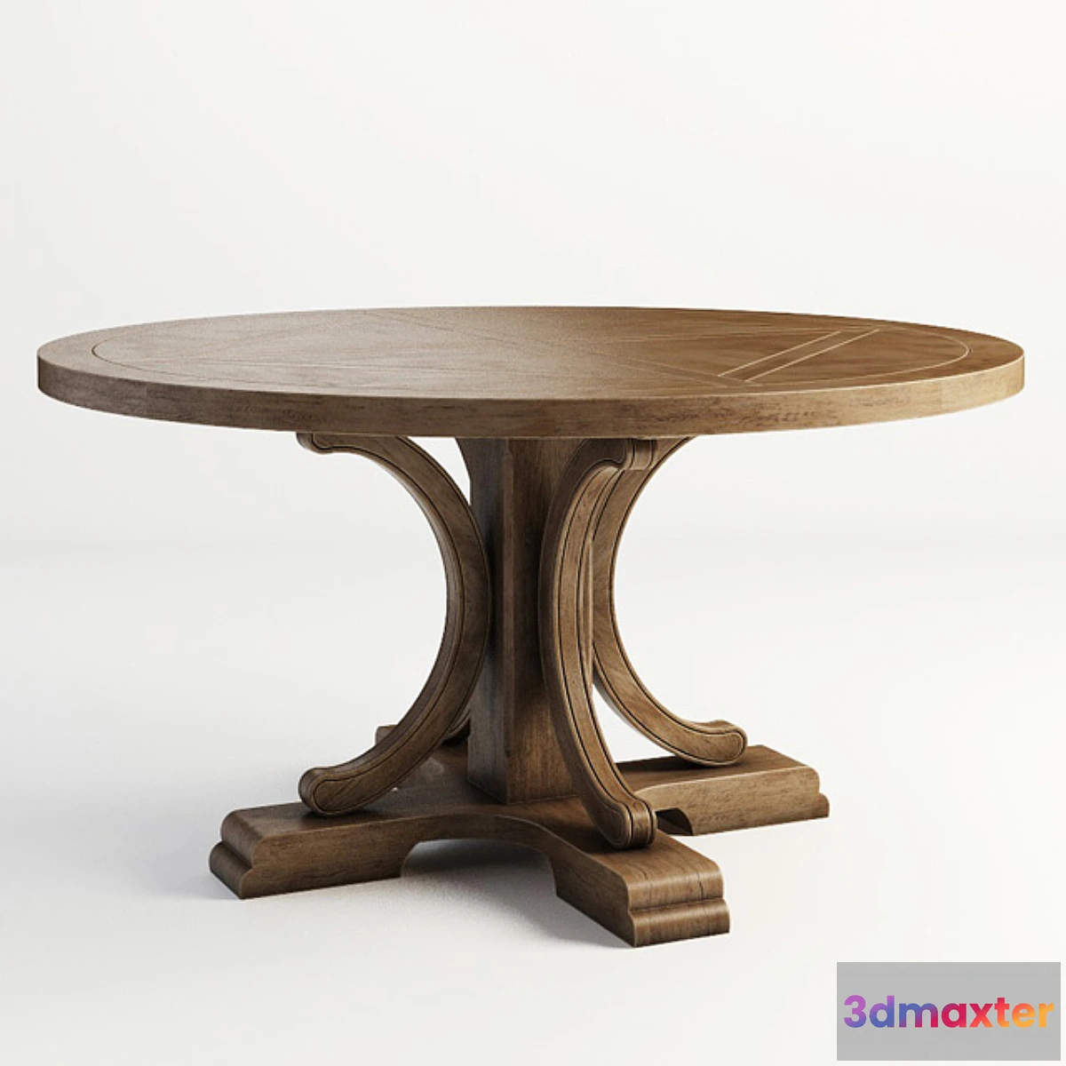 1286458 - GRAMERCY HOME - ALFORD ROUND TABLE 301.009-2N7 3D Max