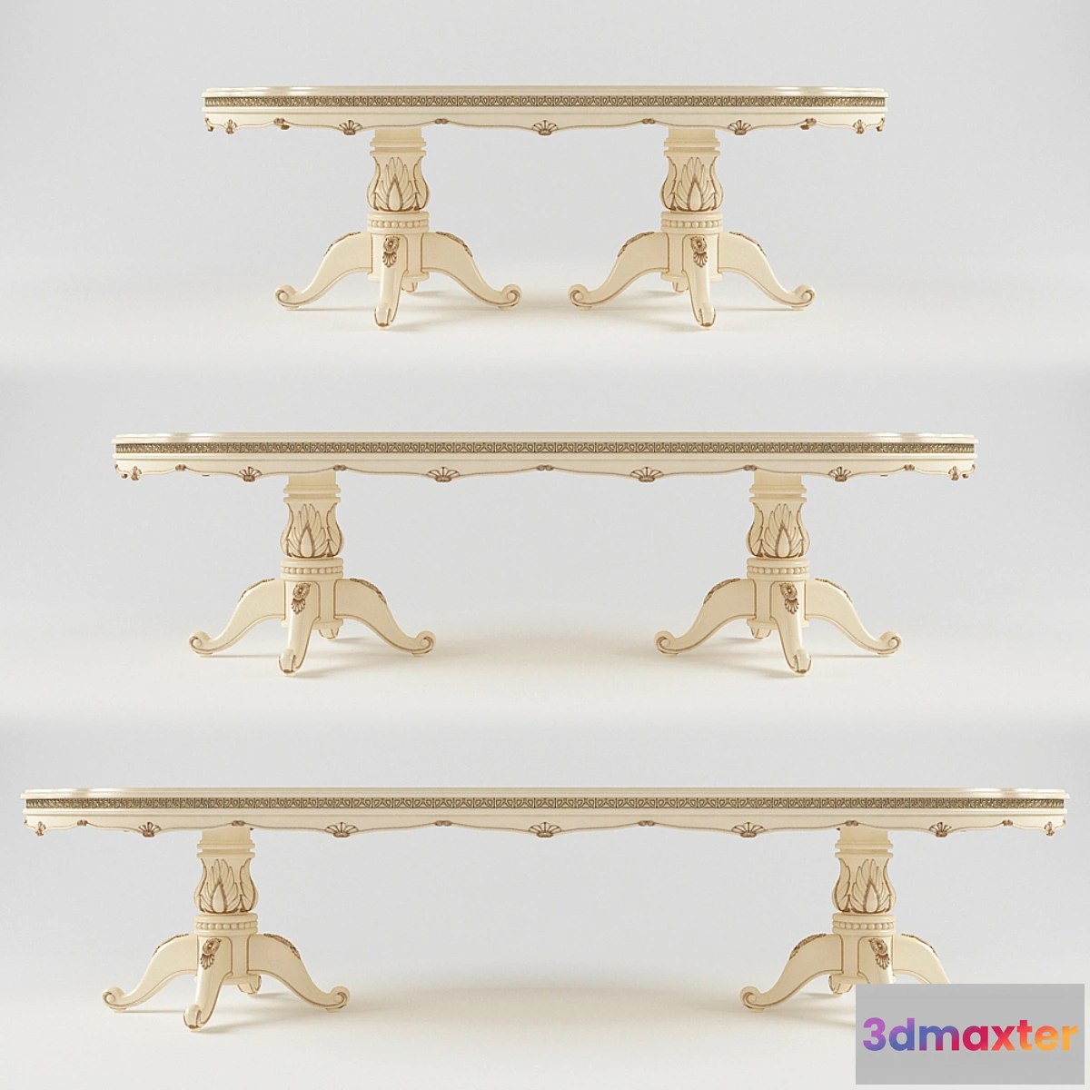 1286930 - Palatial Oval Dining Table 3D Max