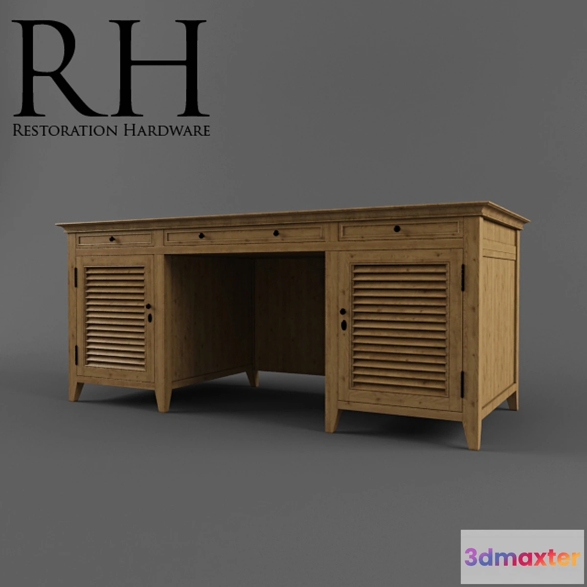 1287012 - Restoration Hardware _ Desk 3D Max