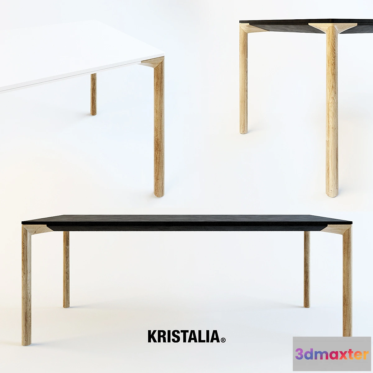 1287392 - Kristalia Boiacca Wood 3D Max