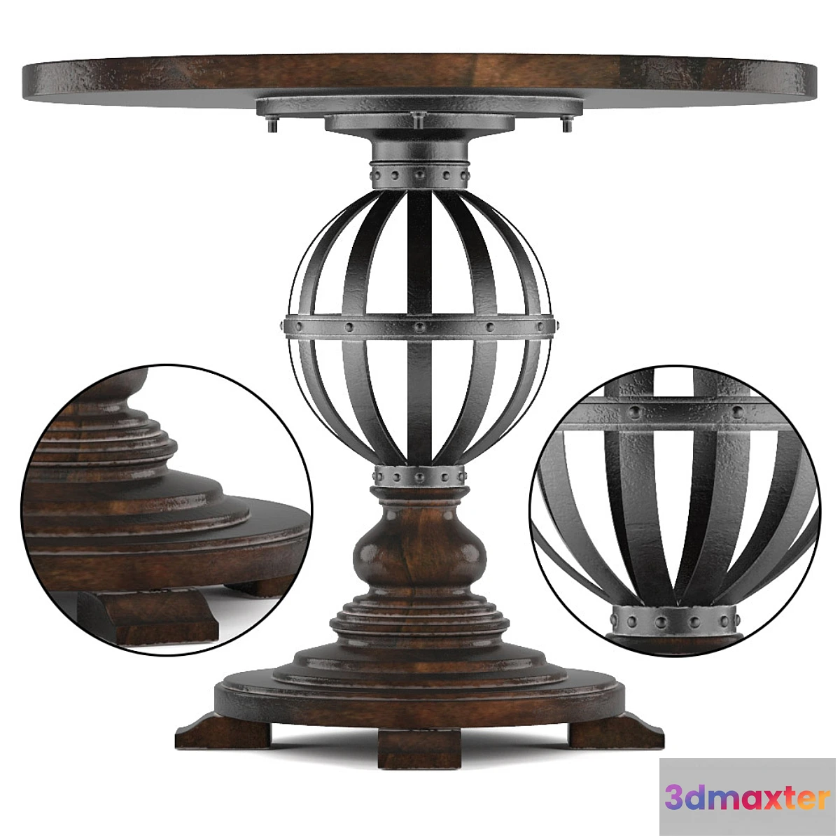 1288086 - European Farmhouse-Provencal Gardens Table 3D Max