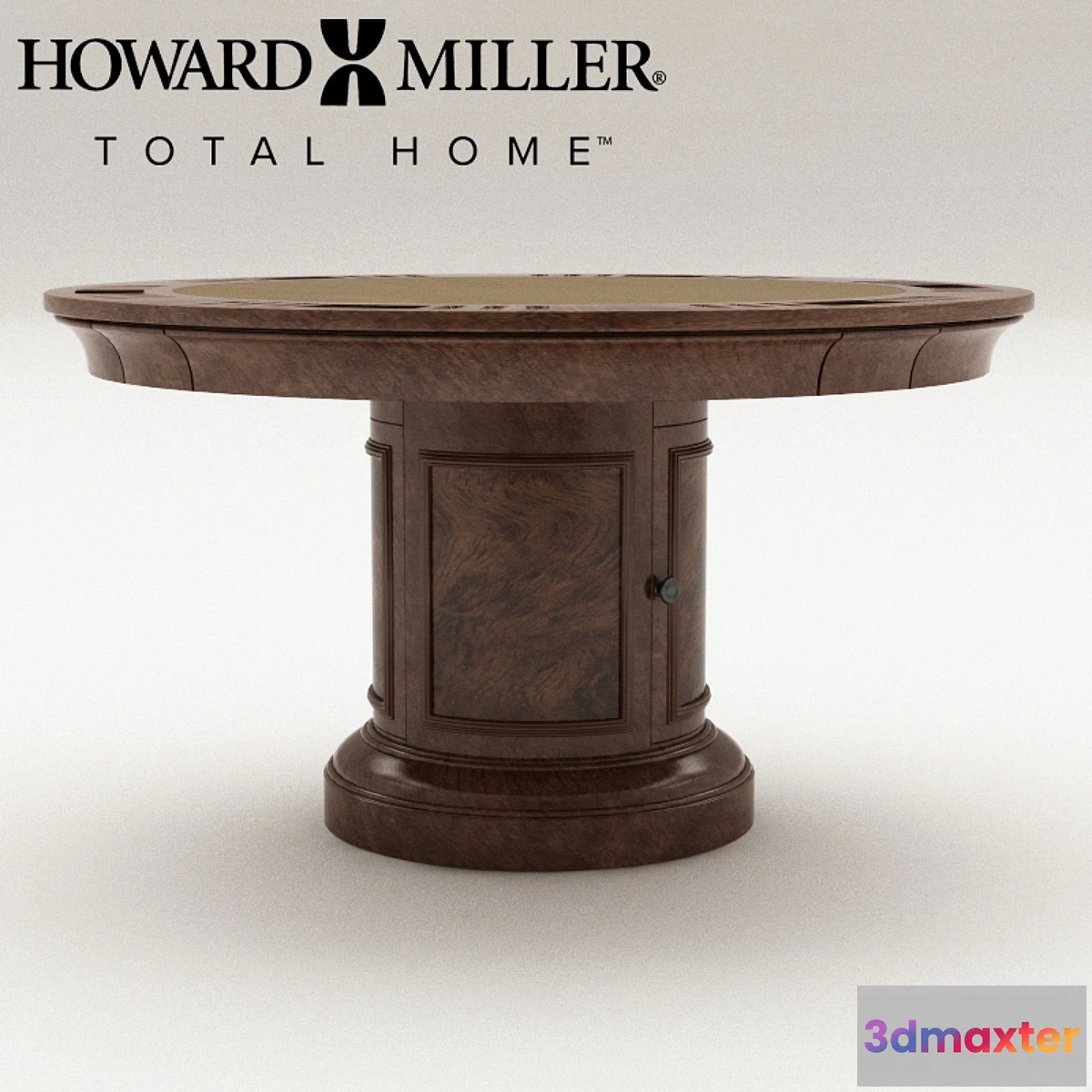 1288524 - Howard Miller - Ithaca Game Table 3D Max