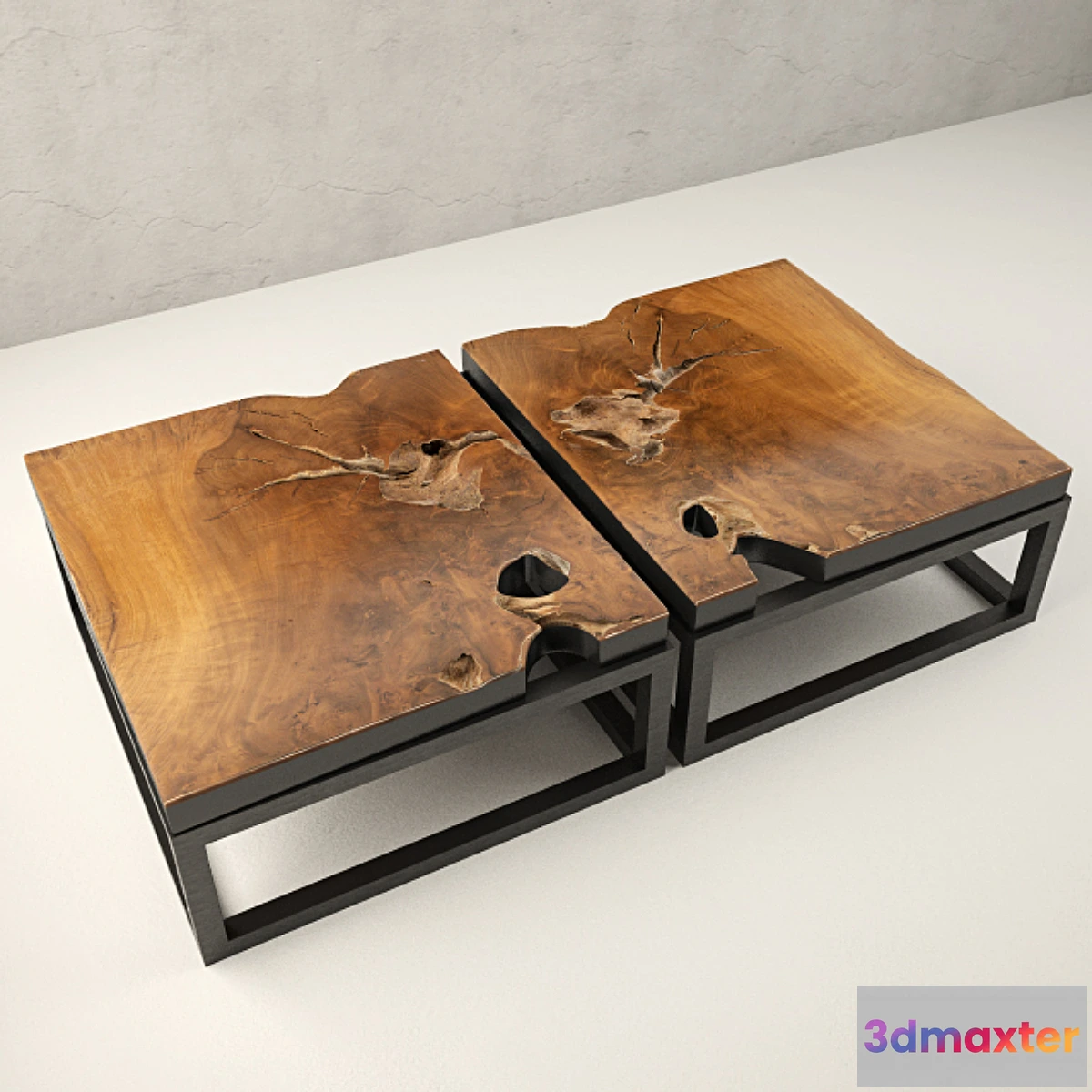 1289140 - Teak Coffee Table - No.2 3D Max