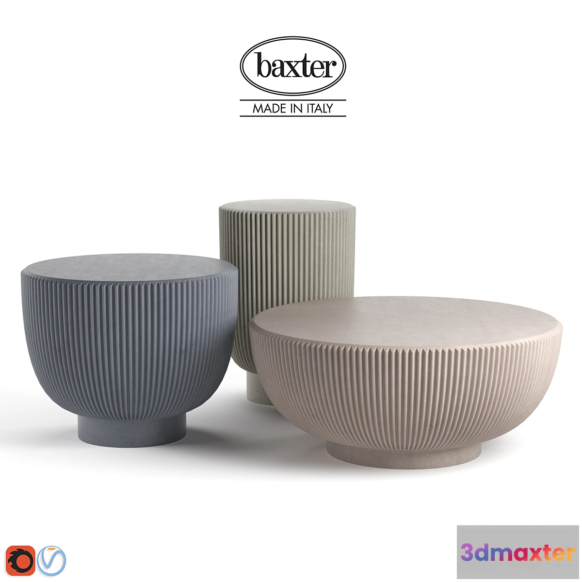 1289936 - Baxter JUNO SMALL TABLE 3D Max