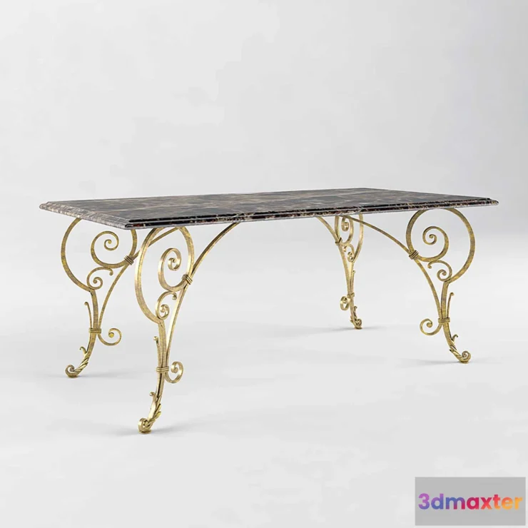 1290629 - Dining table forged 3D Max