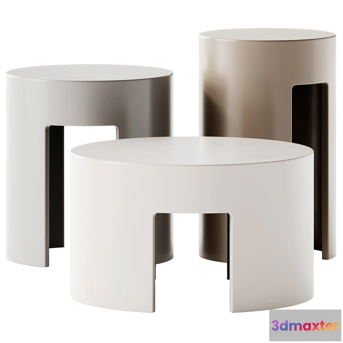 1293026 - Meridiani GONG Coffee Tables 3D Max