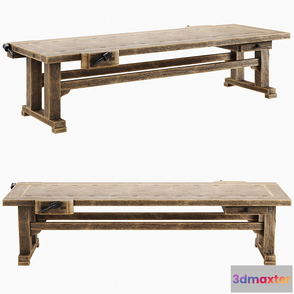 1295970 - Wooden Workbench 3D Max