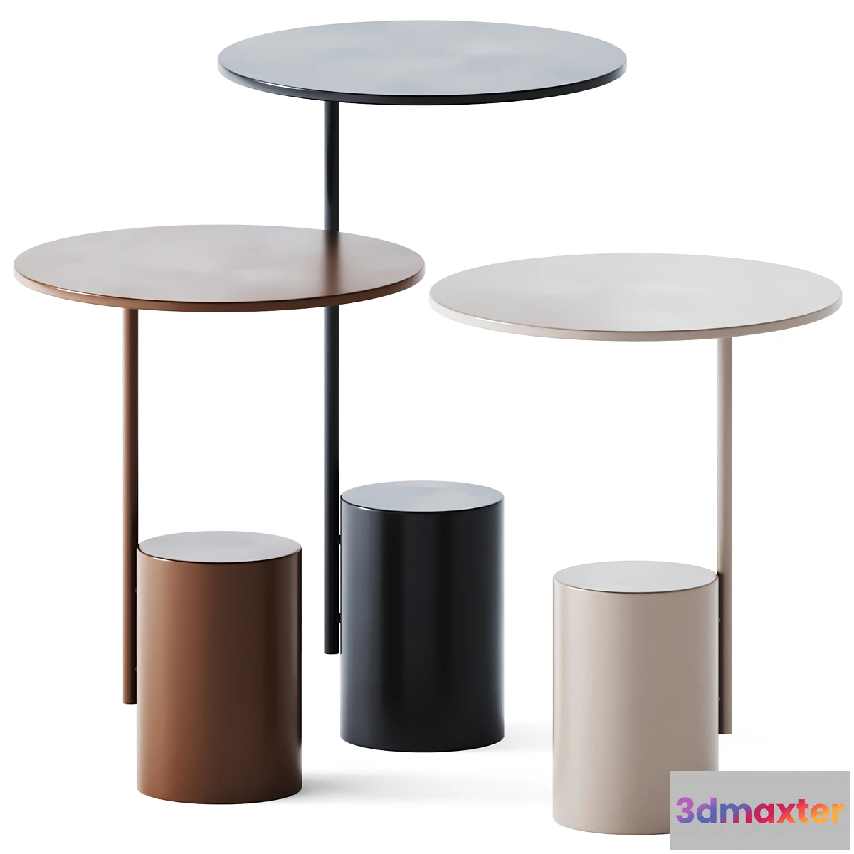 1297160 - Metal Coffee Table Xaxa by Quinti Sedute 3D Max