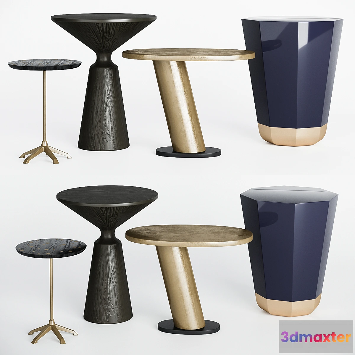 1299704 - Arteriors side round tables set 3D Max