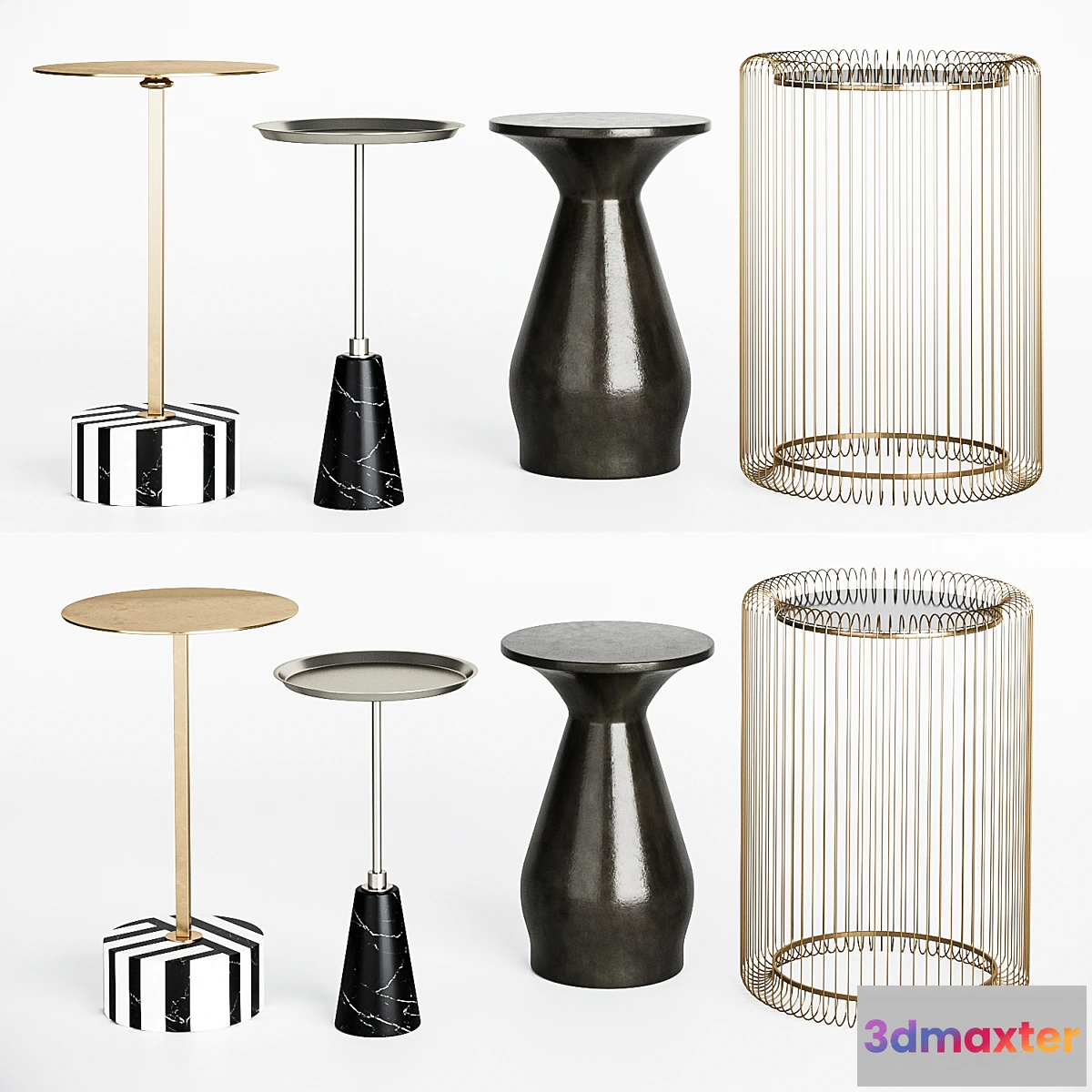 1300729 - Arteriors side tables set 3D Max