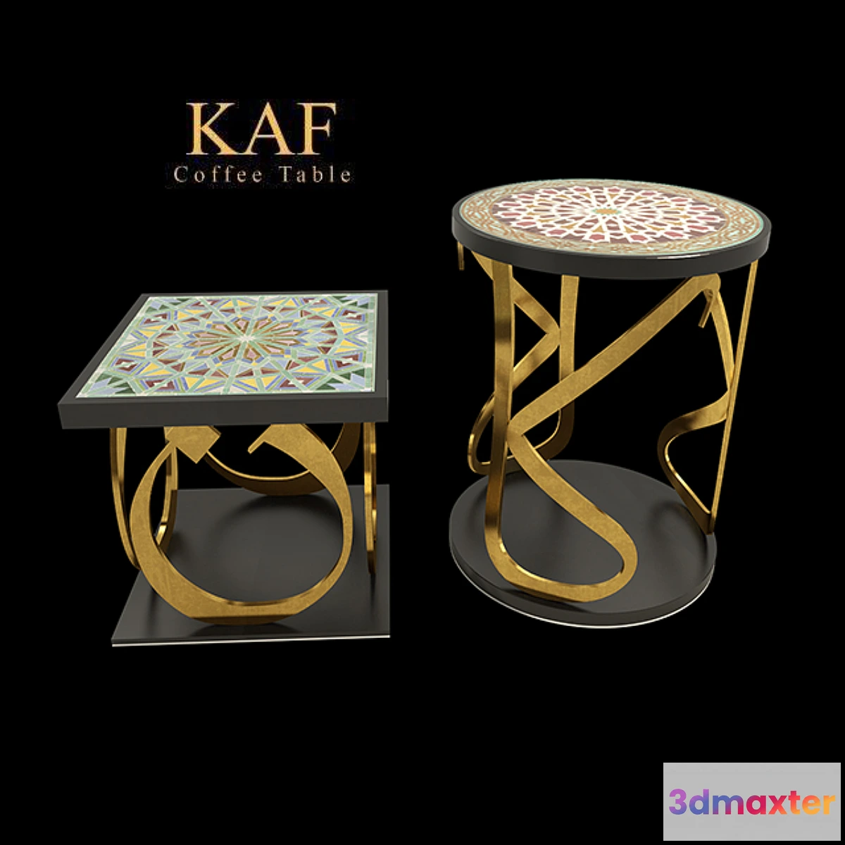 1302333 - moroccan coffee tables 3D Max