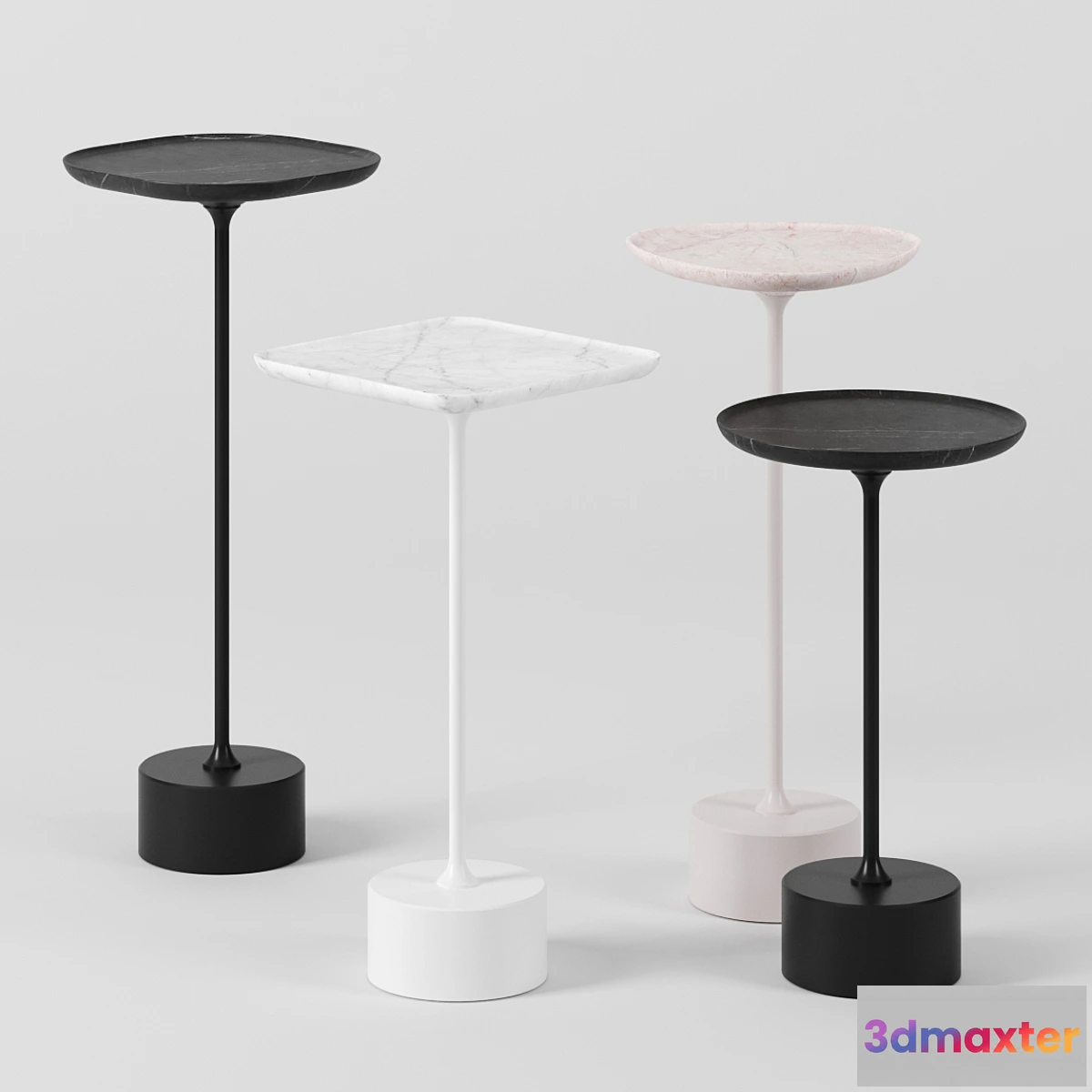 1304700 - Jardim side tables set 1 by Sollos 3D Max