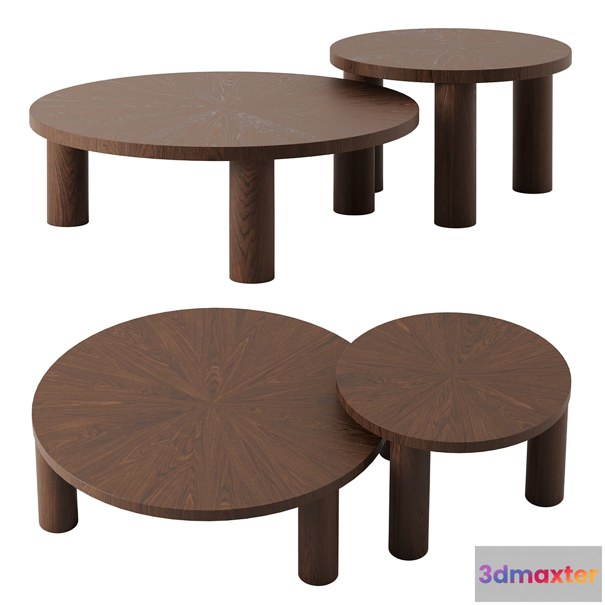 1304819 - Post coffee tables by Ferm Living 3D Max