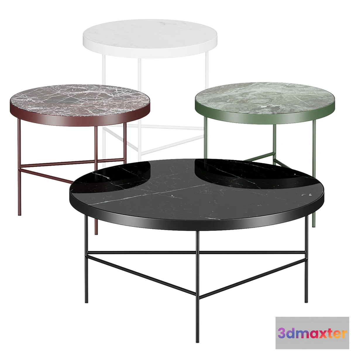 1304922 - Ferm Living Marble table 3D Max