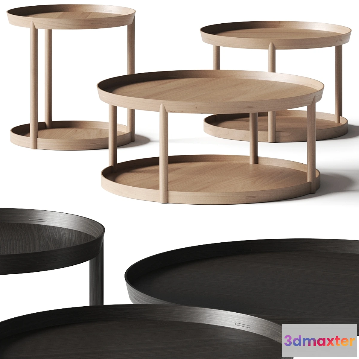 1305927 - Offecct Archipelago Coffee Tables 3D Max