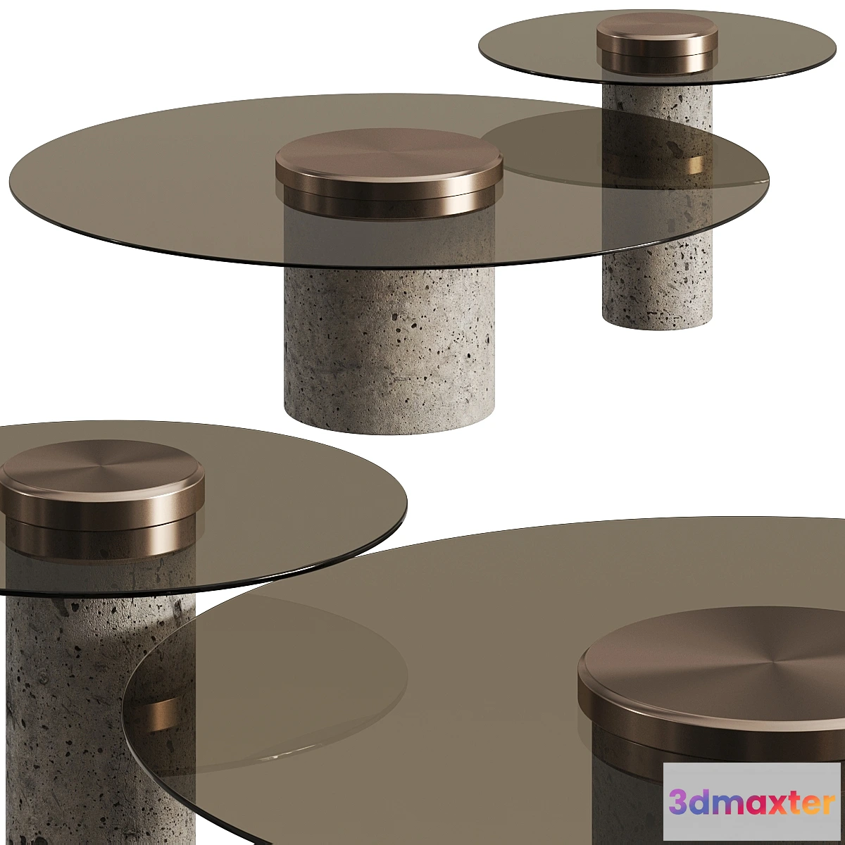 1306462 - Roche Bobois Canotier Coffee Tables 3D Max