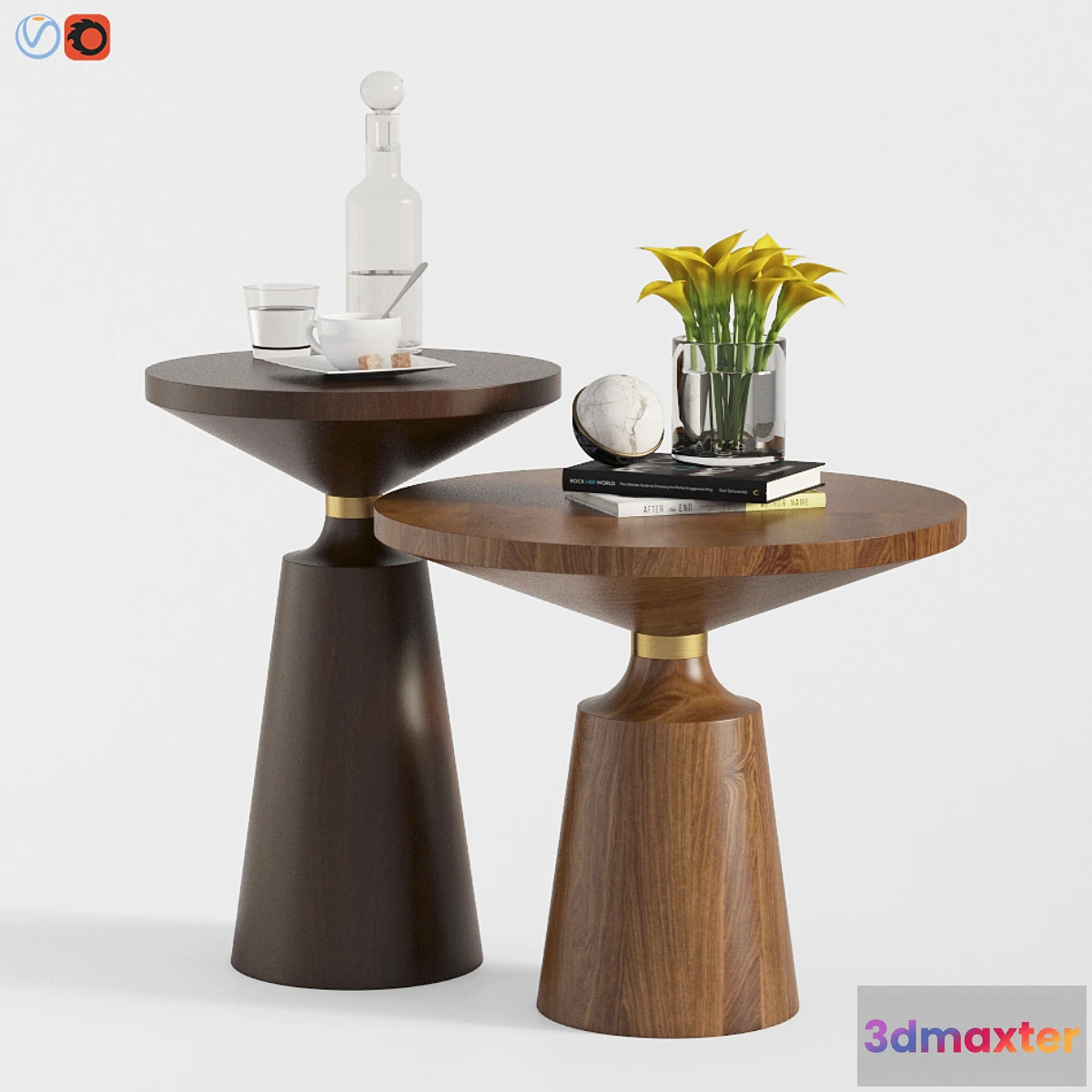 1306538 - Nicole Coffee Table Set 3D Max