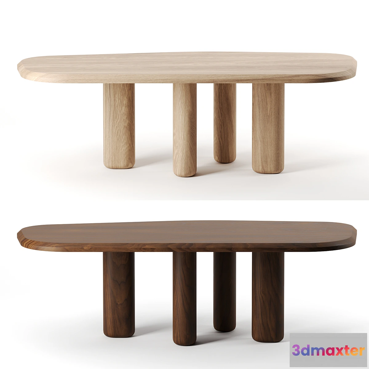 1306724 - ROUGH DINING TABLE by Collection Particuliere 3D Max