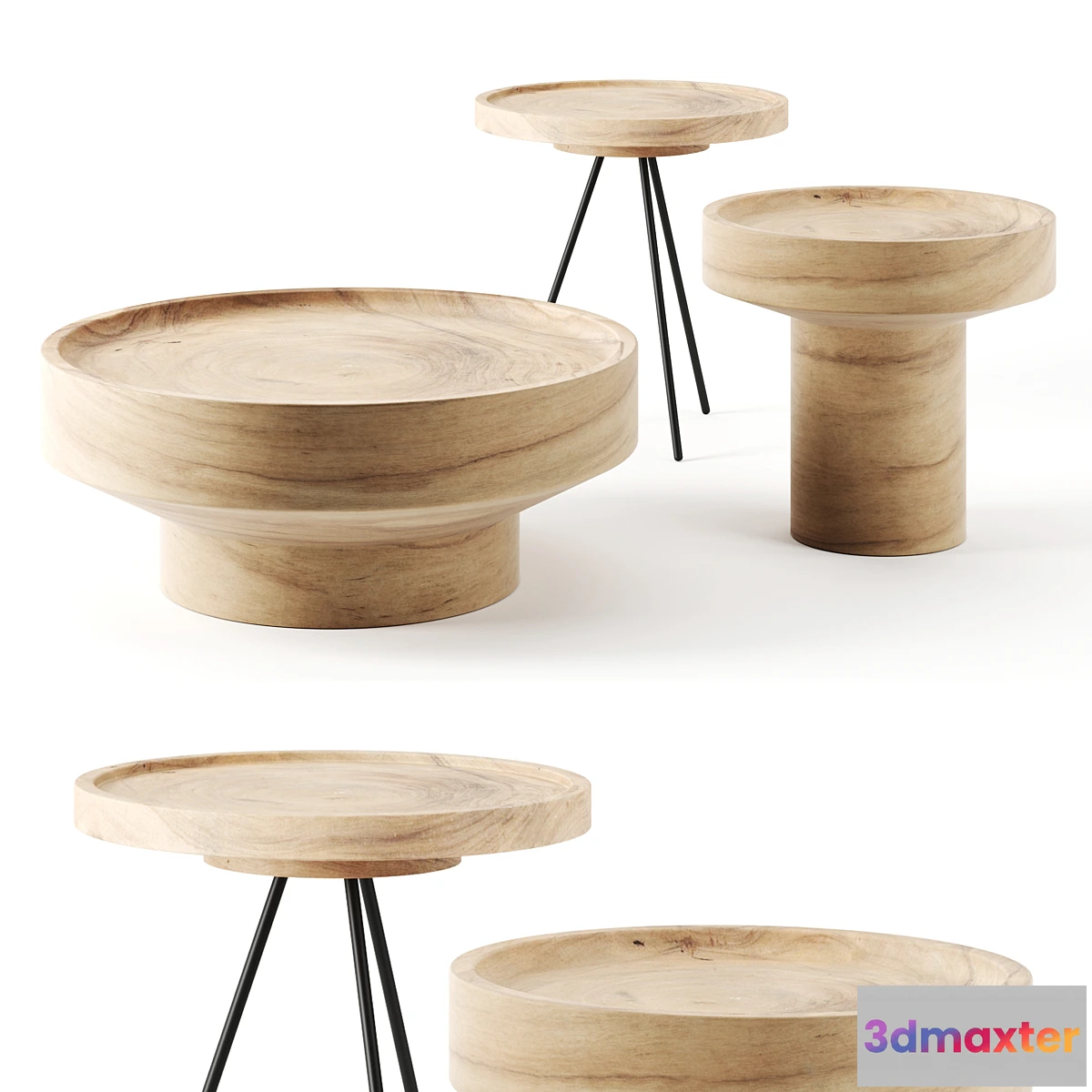 1307195 - Coffee Tables Set by Green Design Gallery 3D Max