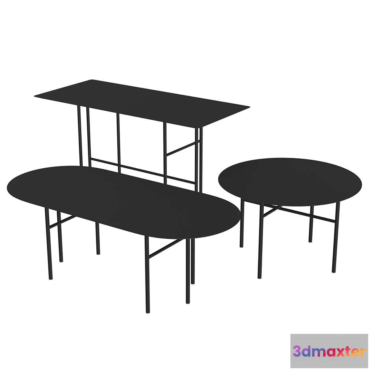 1307814 - Snaregade table 3D Max