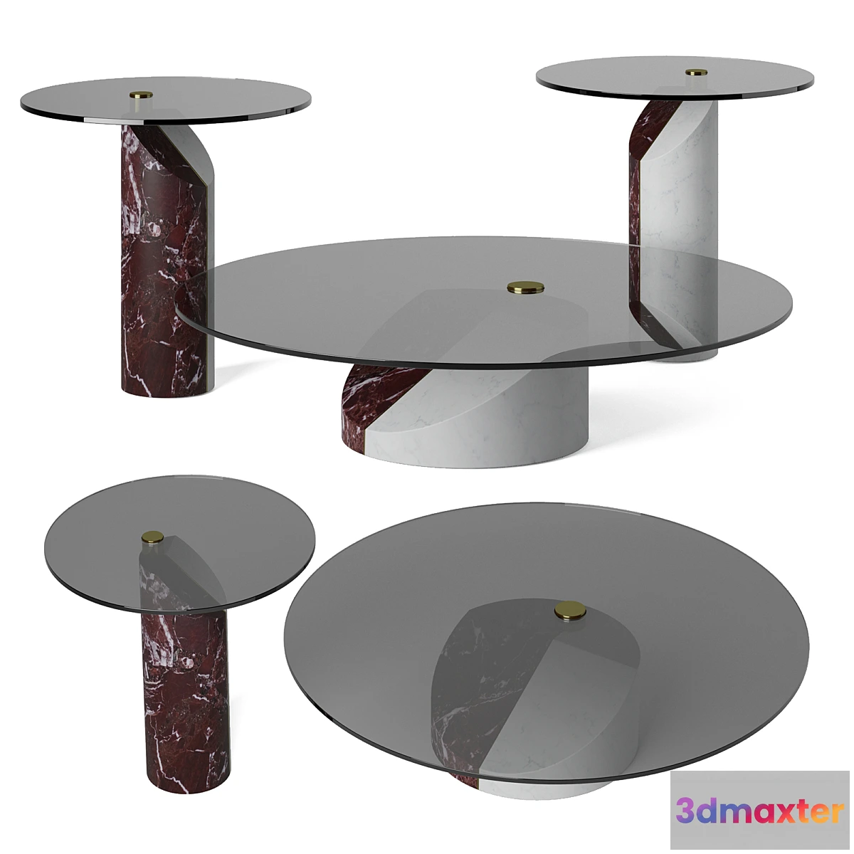 1307919 - ZIGGY table set. Baxter. 3D Max