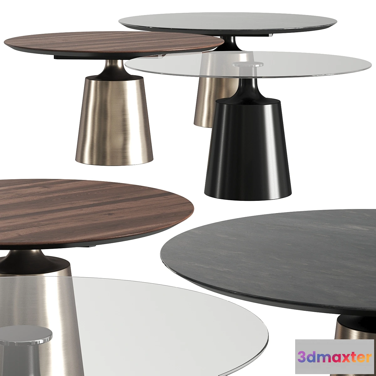 1308240 - Cattelan Italia Yoda Dining Tables 3D Max
