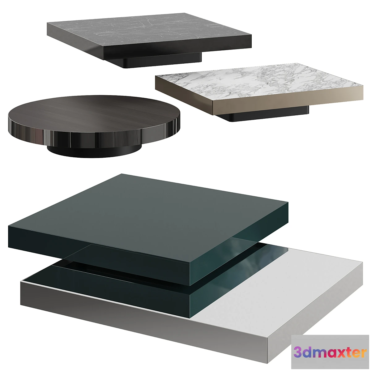 1309551 - Minotti Solid Steel - No.2 3D Max