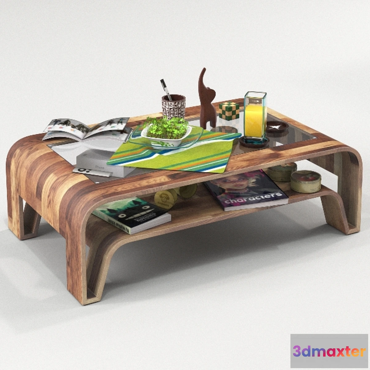 1311207 - Wooden Coffee Table 3D Max