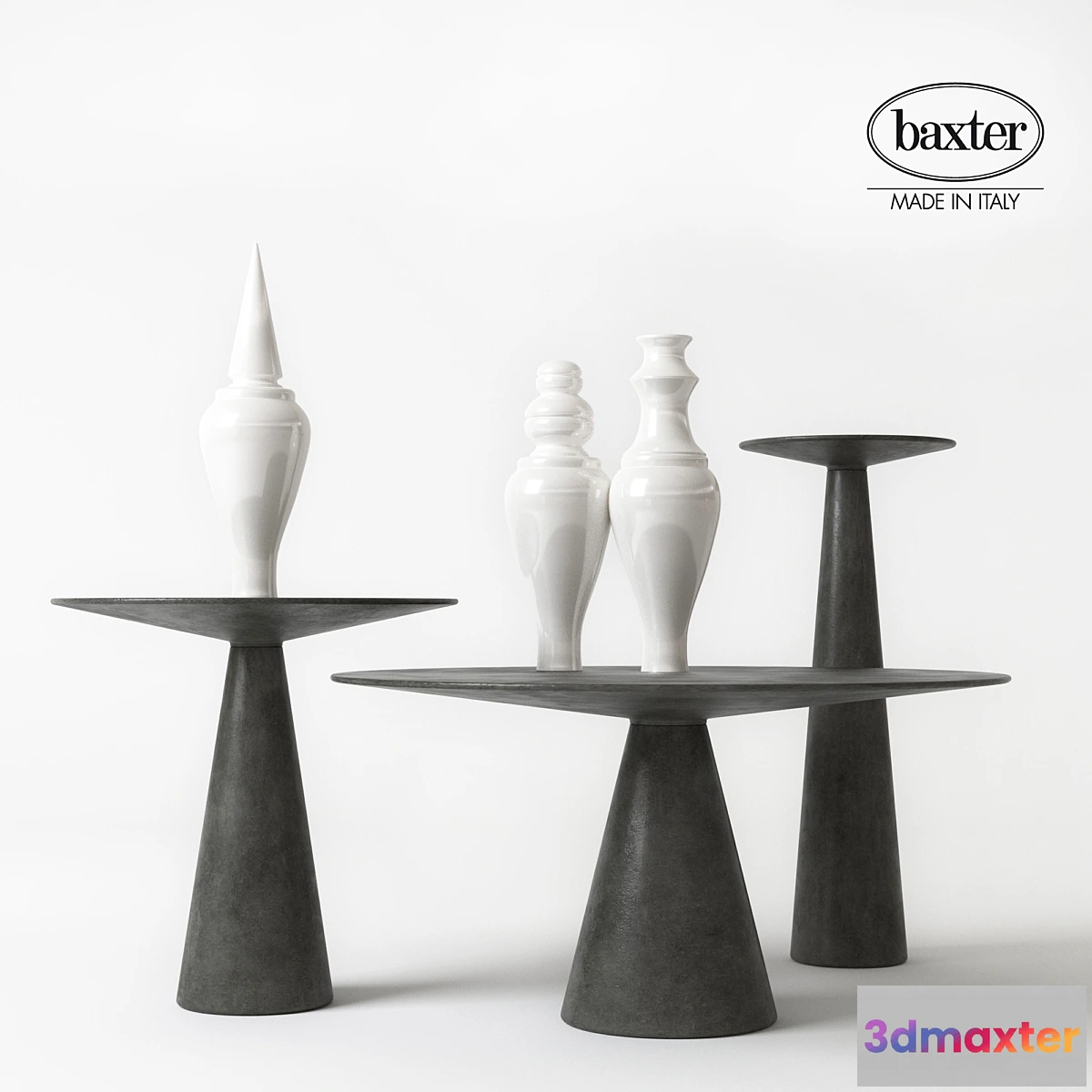 1312431 - BAXTER JOVE coffee tables outdoor 3D Max