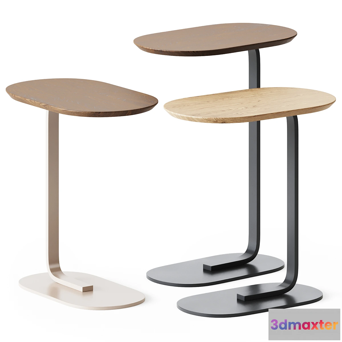 1312501 - Wooden Relate Side Table by Muuto 3D Max