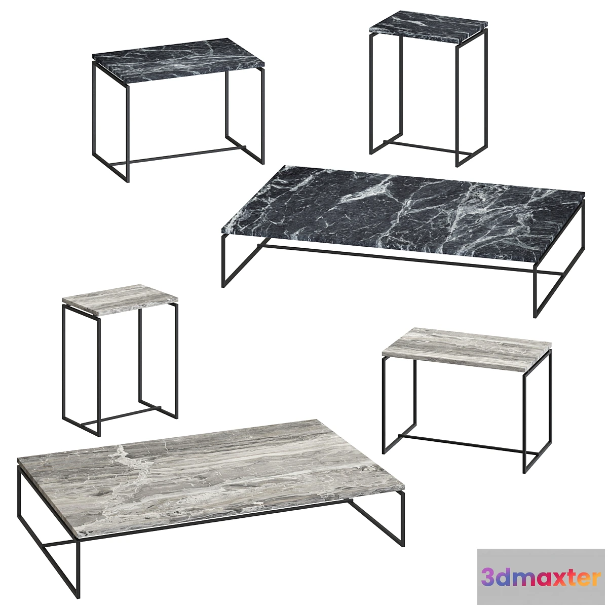 1312870 - Serax Dialect - coffee tables 3D Max