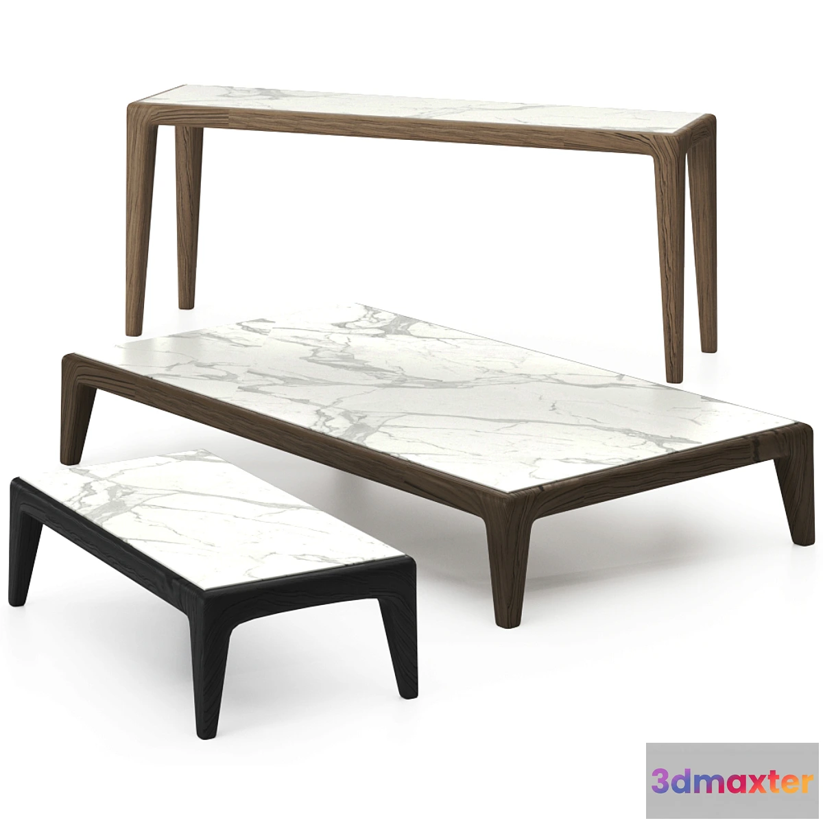 1313449 - Cruise Teak Console Table by Talenti 3D Max