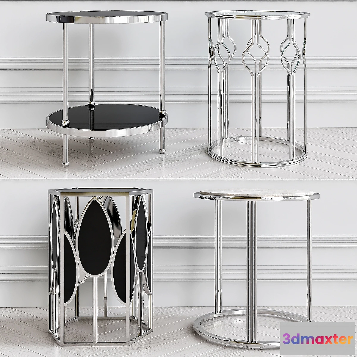 1313647 - Nickel side table 3D Max