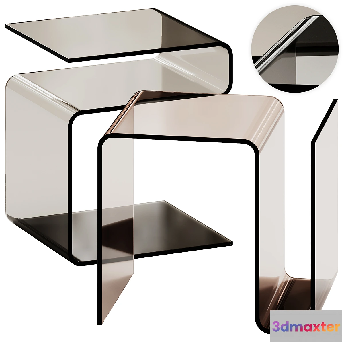 1313793 - Allred Side Table by Metro Lane 3D Max