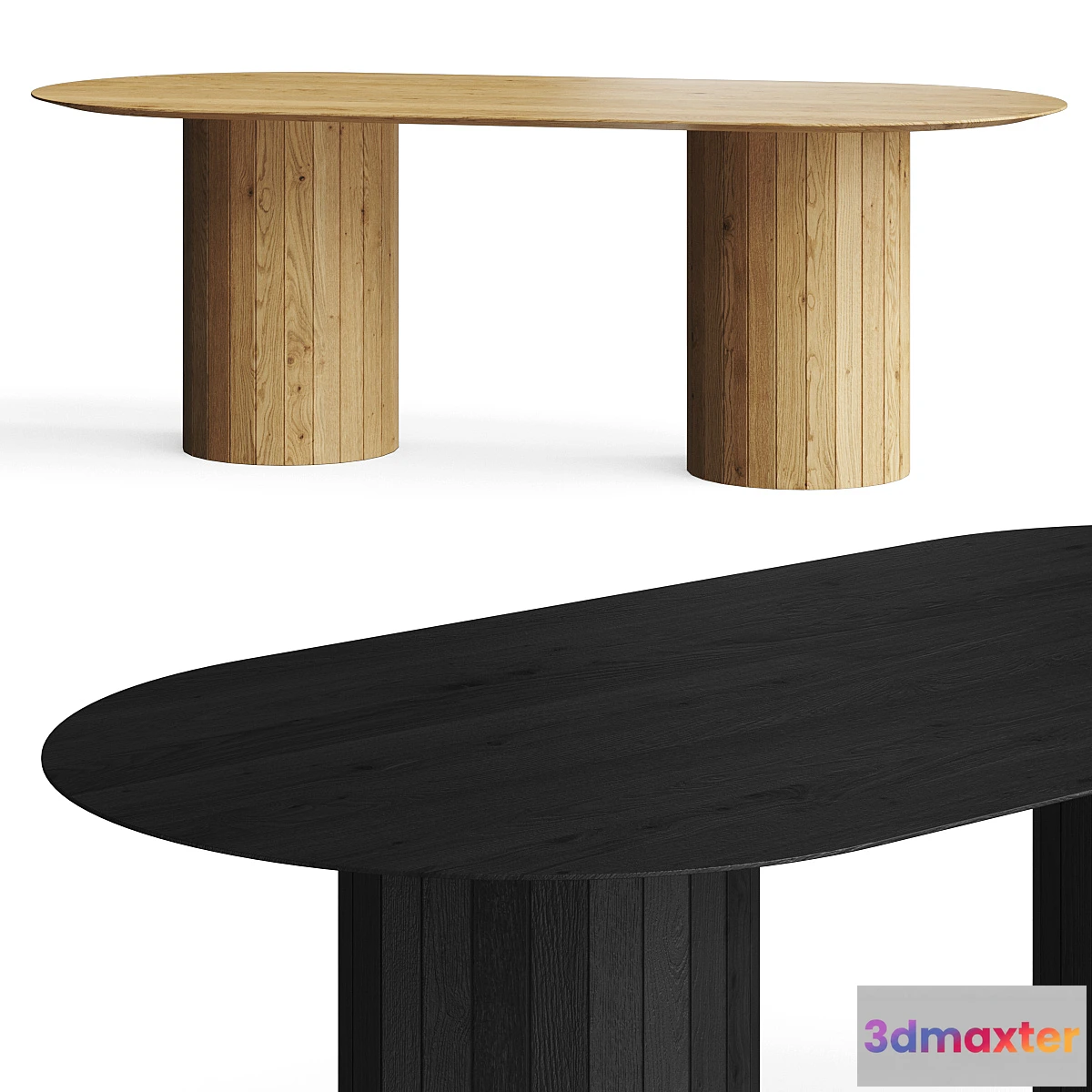 1313902 - Lulu and Georgia Benedict Oval Dining Table 3D Max