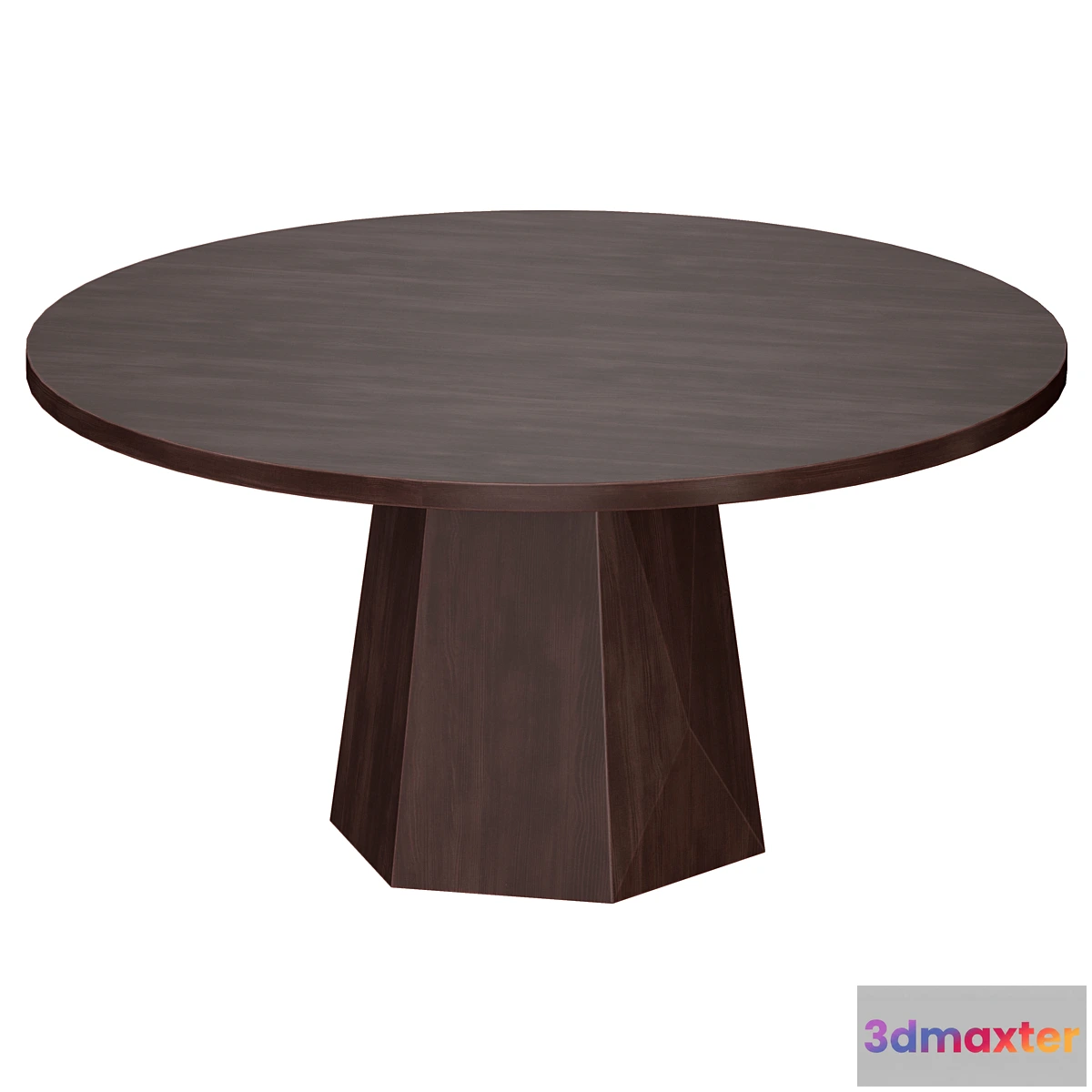 1314316 - Kesling 60 “Round Wood Dining Table (Crate and Barrel) 3D Max
