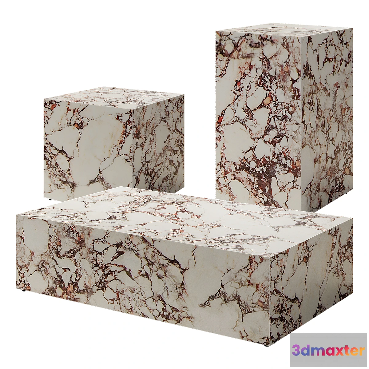 1315419 - AUDO Plinth Marble Table by Norm (Menu) - No.2 3D Max