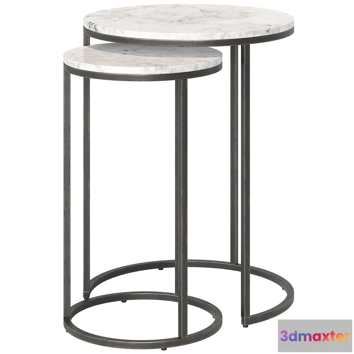 1315451 - Pottery Barn_Delaney Side Table - No.2 3D Max