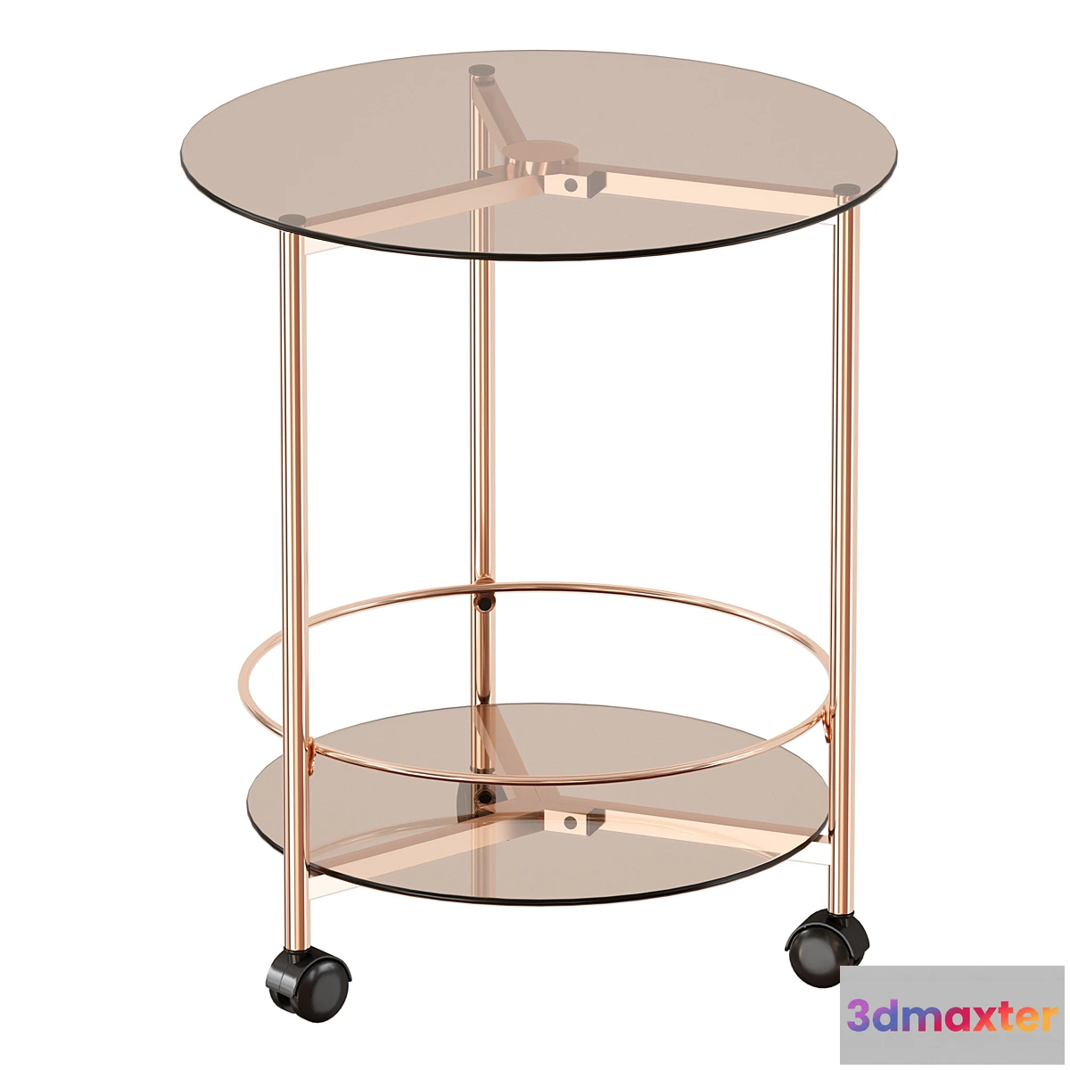 1315587 - GIBSON ROLLING END TABLE 3D Max