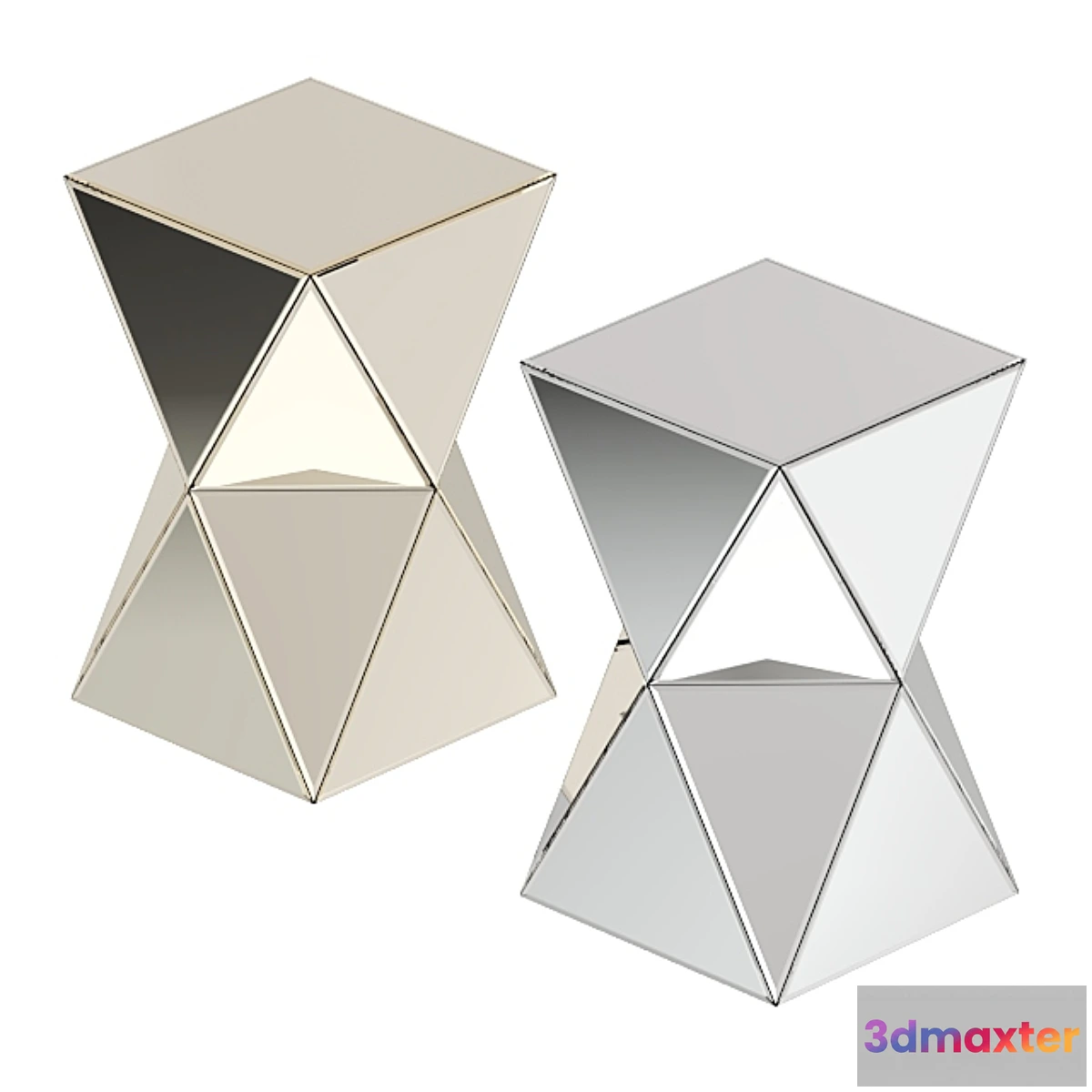 1315619 - Coffee tables Kare Luxury Triangle. 3D Max