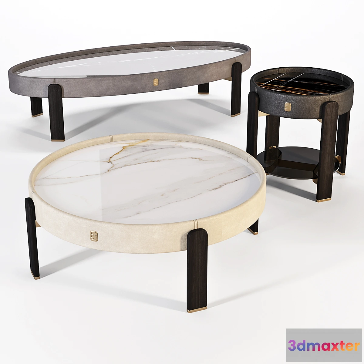 1316230 - FormItalia Coffee Tables - Kean Set-02 3D Max