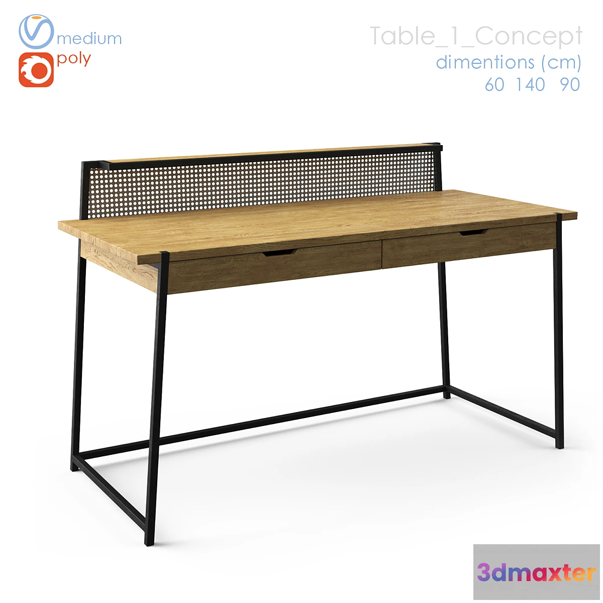 1316289 - table concept 3D Max