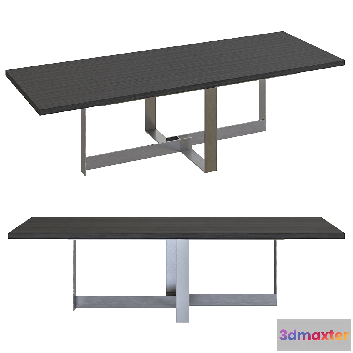 1317341 - Mood by Flexform JACQUES - dining table - No.2 3D Max