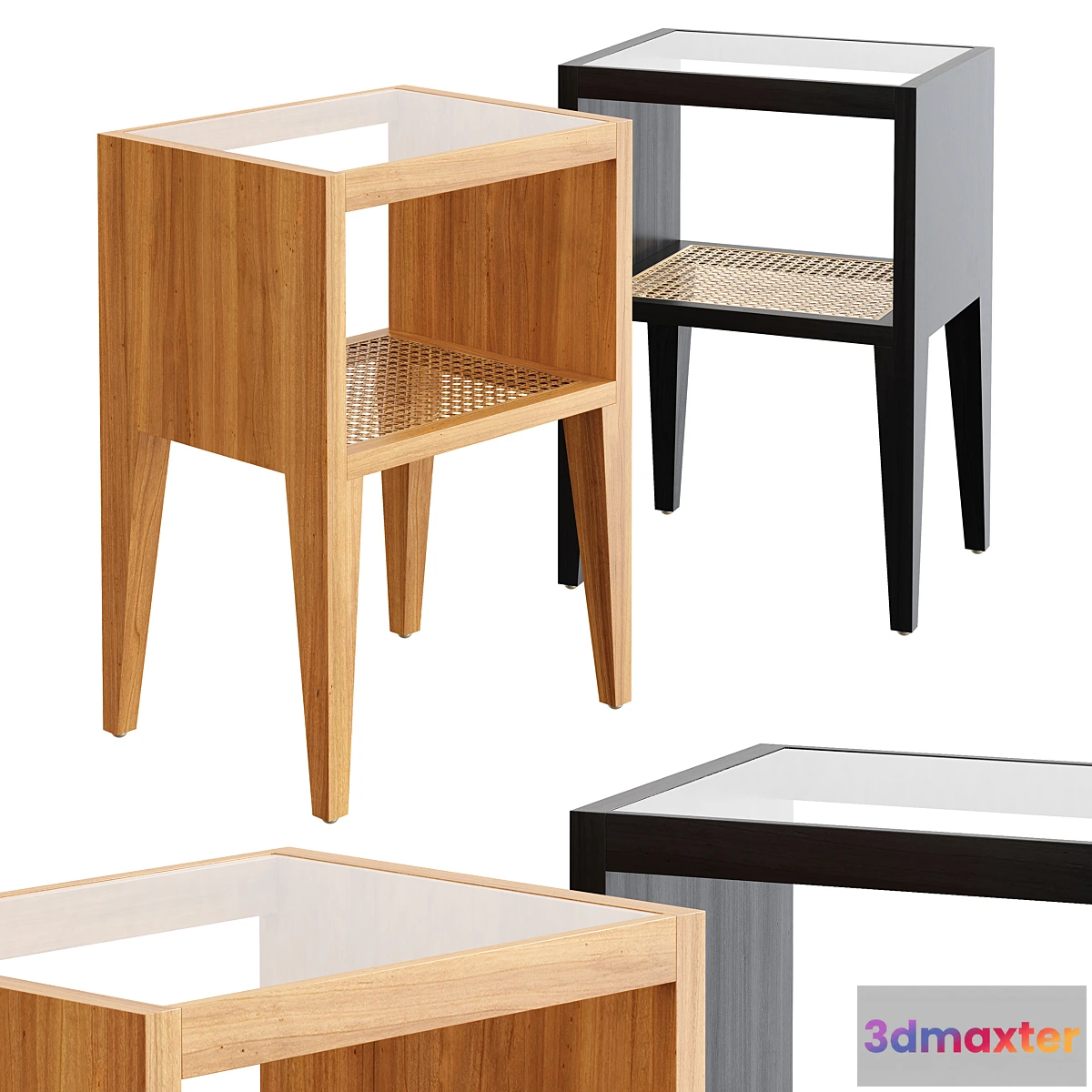 1318232 - Zara Home - The wooden bedside table 3D Max